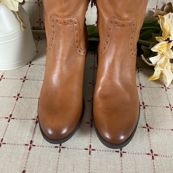 Sam Edelman Prina Studded Soft Black Leather Knee High Riding Boots Size 6 NWOB - Picture 5 of 11